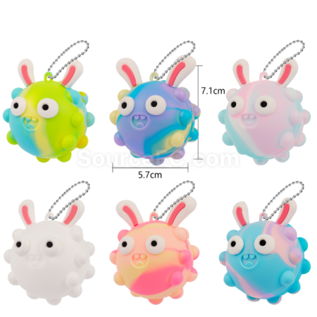 Customization 3D Stereo Silicone Stress Relief Ball Promotional Products