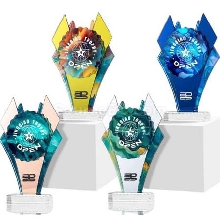 Customization Mirror Crystal Trophy Promotional Products