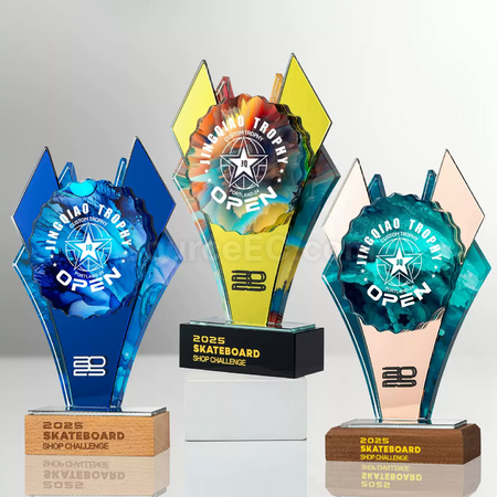 Customization Mirror Crystal Trophy Promotional Products