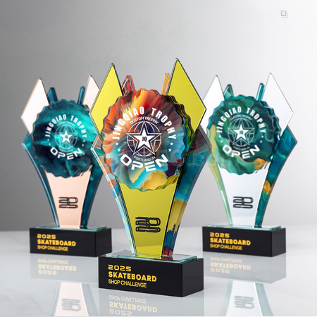 Customization Mirror Crystal Trophy Promotional Products