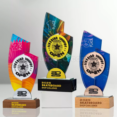 Customization Mirror Crystal Trophy Promotional Products