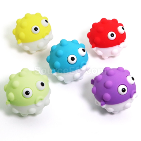 Customization 3D Stereo Bubble Silicone Decompression Squeeze Toy Promotional Products