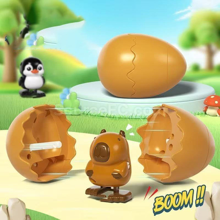 Customization Bouncing Egg Capybara Wind-up Toy Promotional Products