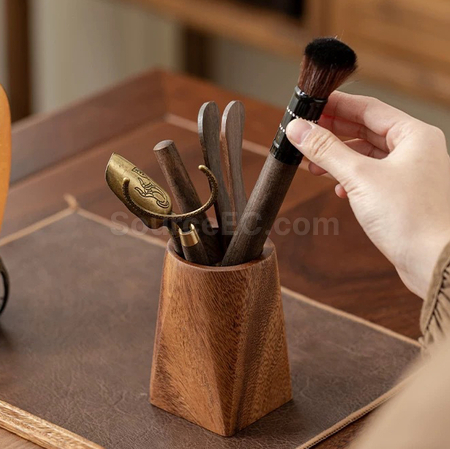 Customization Wooden Pen Holder Promotional Products