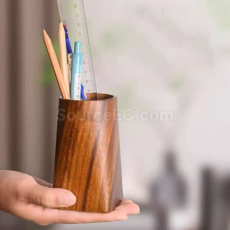 Customization Wooden Pen Holder Promotional Products