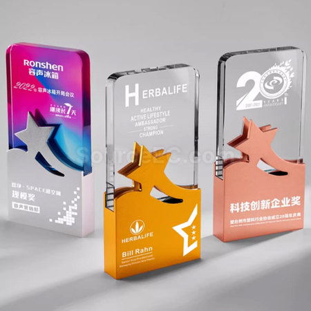 Customization Crystal Trophy Promotional Products