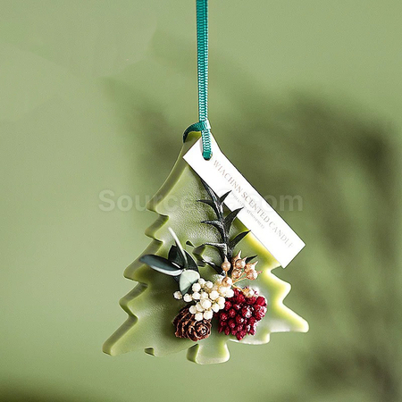 Customization Christmas Tree Scented Candle Fragrance Tablets Promotional Products