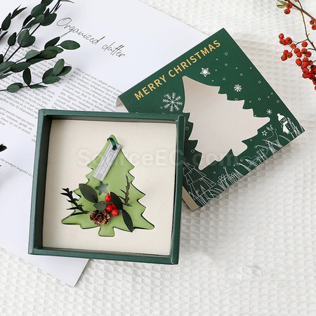 Customization Christmas Tree Scented Candle Fragrance Tablets Promotional Products
