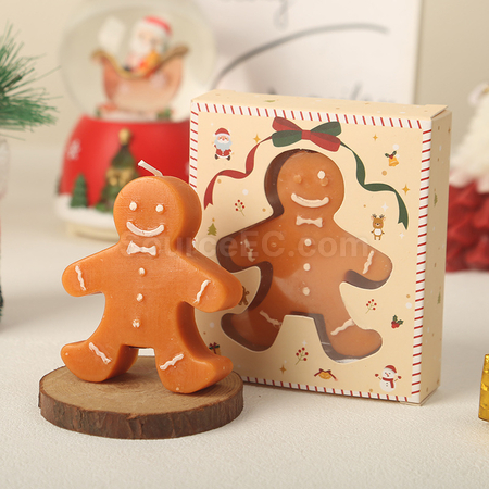 Customization Gingerbread Man Aromatherapy Candle Promotional Products