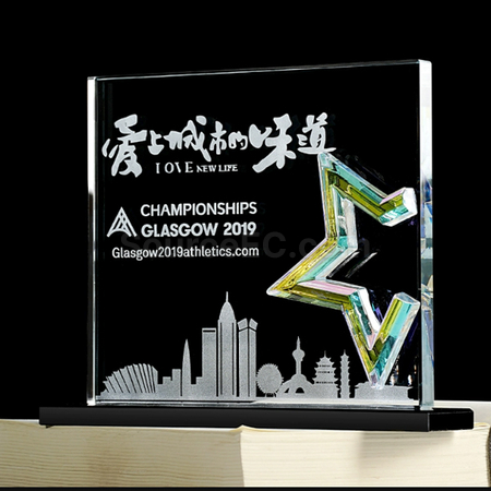 Customization Crystal Trophy Promotional Products
