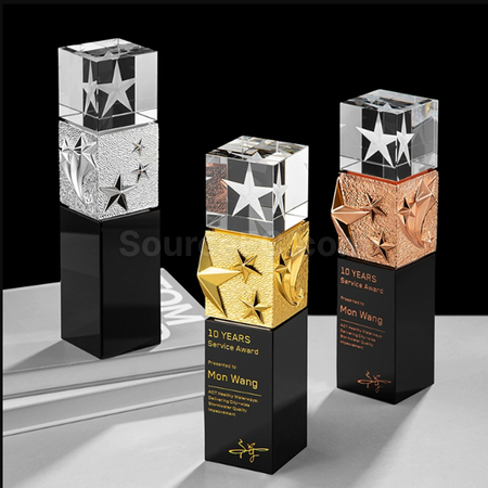 Customization Crystal Trophy Promotional Products