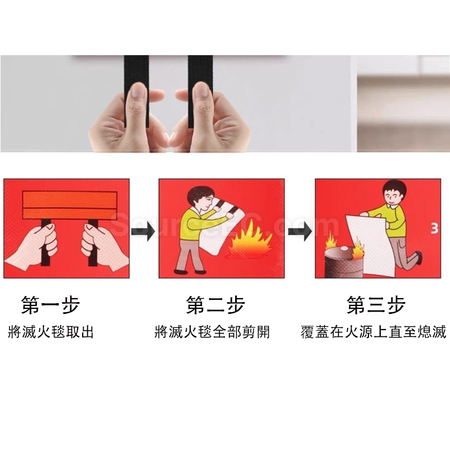 Customization Emergency Fire Blanket  Fire-Resistant   Promotional Products