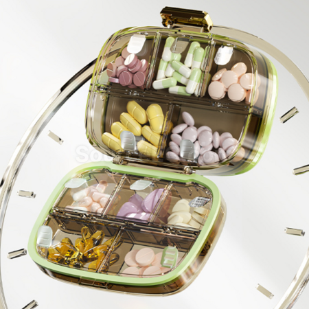 Customization Portable ten-compartment pill box Promotional Products