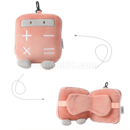 Customization Cartoon foldable eye mask pillow Promotional Products