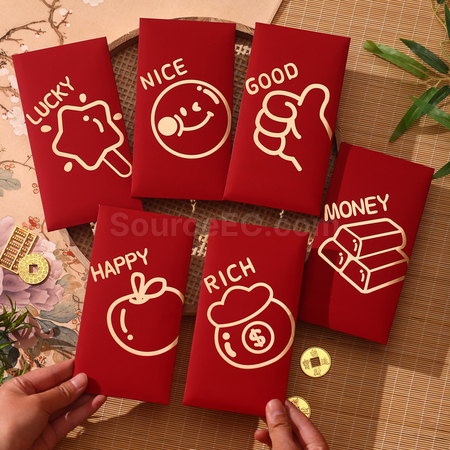 Customization Modern Emoji Money Packets Promotional Products