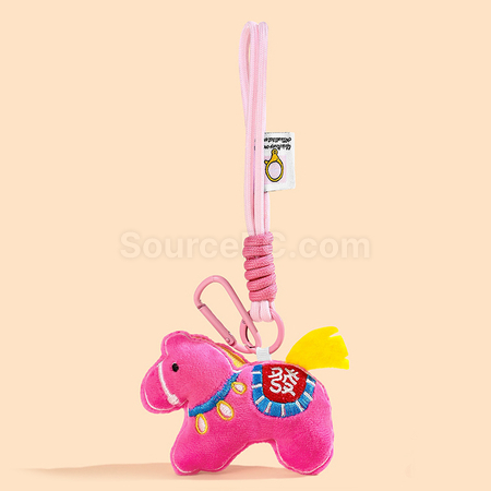 Customization Cute Horse Pendant Keychain Promotional Products