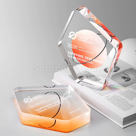 Customization Crystal Trophy Promotional Products