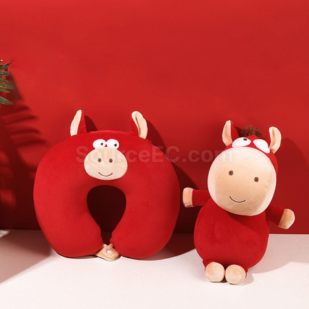 Customization Year of the Horse U-shaped pillow Promotional Products