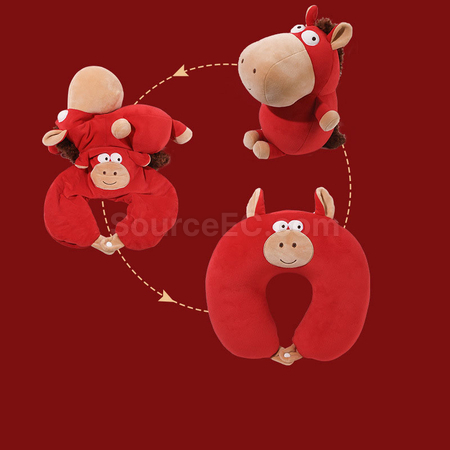 Customization Year of the Horse U-shaped pillow Promotional Products