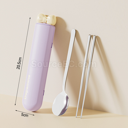 Customization Dopamine Bow 304 Stainless Steel Portable Set Promotional Products