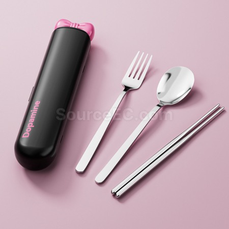 Customization Dopamine Bow 304 Stainless Steel Portable Set Promotional Products