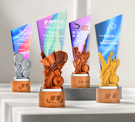 Customization Sport Crystal Trophy Promotional Products