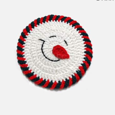 Customization Christmas cotton rope woven heat insulation pad Promotional Products
