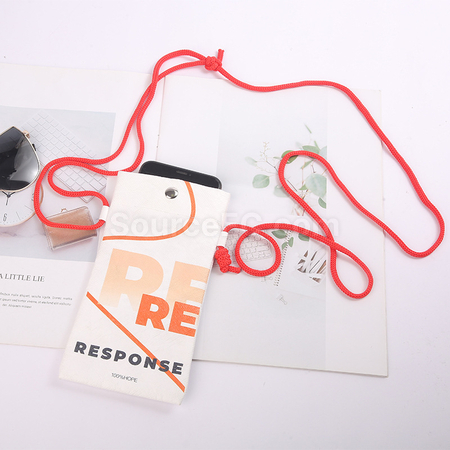 Customization DuPont Paper Phone Pouch Crossbody Bag Promotional Products