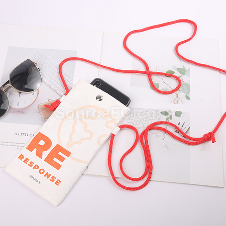 Customization DuPont Paper Phone Pouch Crossbody Bag Promotional Products