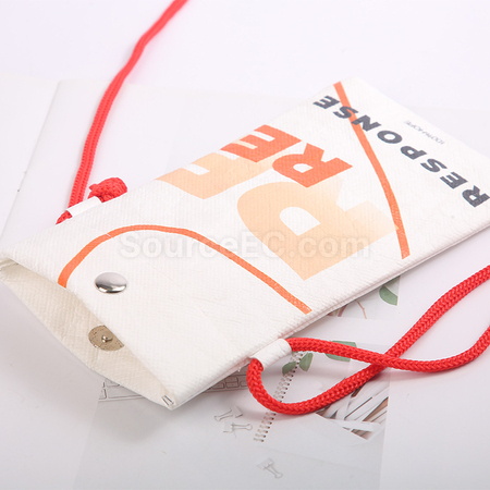 Customization DuPont Paper Phone Pouch Crossbody Bag Promotional Products