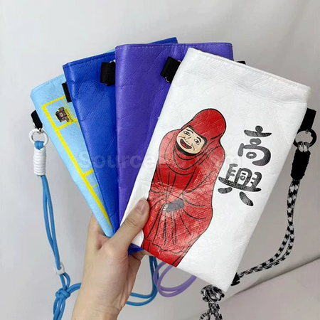 Customization DuPont Paper Phone Pouch Crossbody Bag Promotional Products