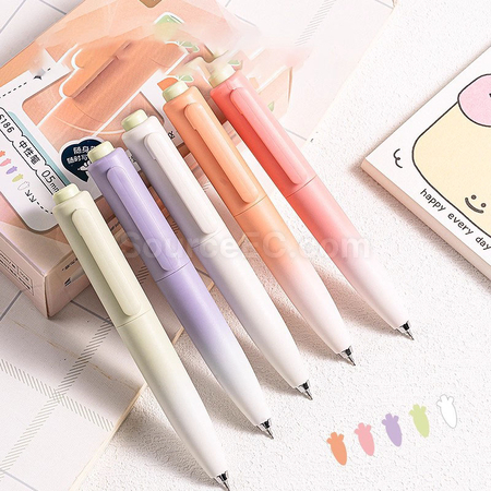 Radish Gradient push-type neutral pen