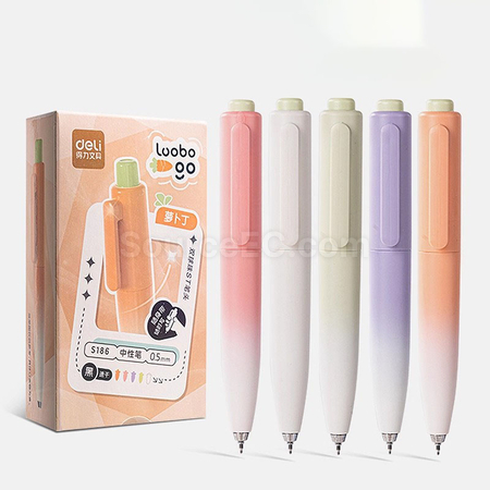 Customization Radish Gradient push-type neutral pen Promotional Products