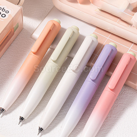 Customization Radish Gradient push-type neutral pen Promotional Products