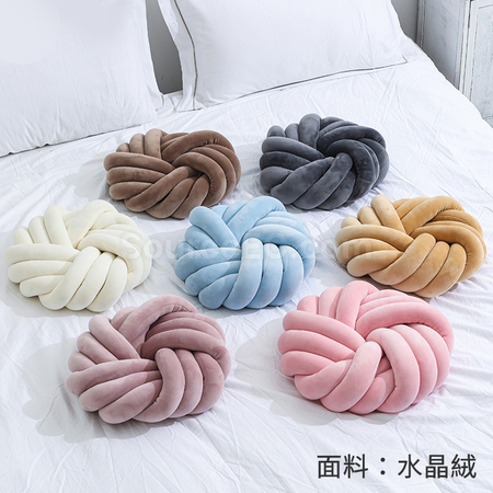 Customization Rope Coiled Flower Circular Throw Pillow Promotional Products