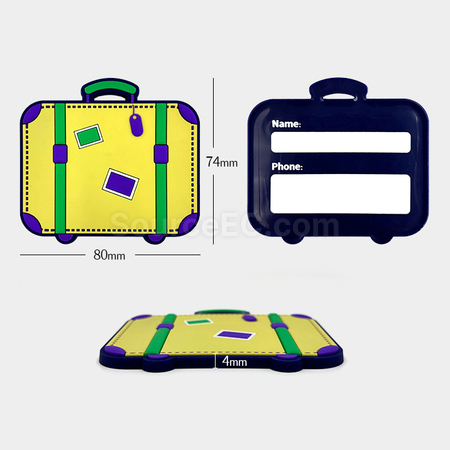 Customization PVC Luggage Tag Promotional Products
