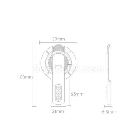 Customization Phone ring rotating stand Promotional Products