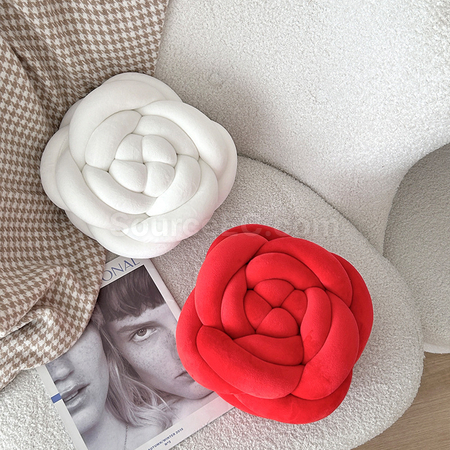 Customization Knitted Rose Pillow Promotional Products