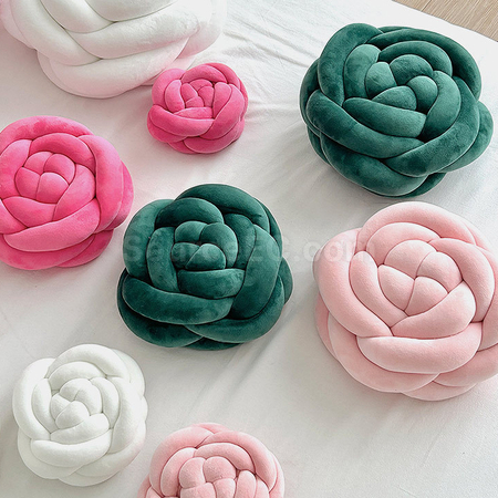 Customization Knitted Rose Pillow Promotional Products