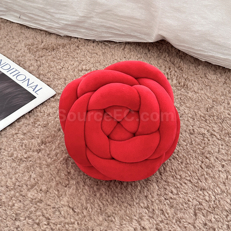 Customization Knitted Rose Pillow Promotional Products