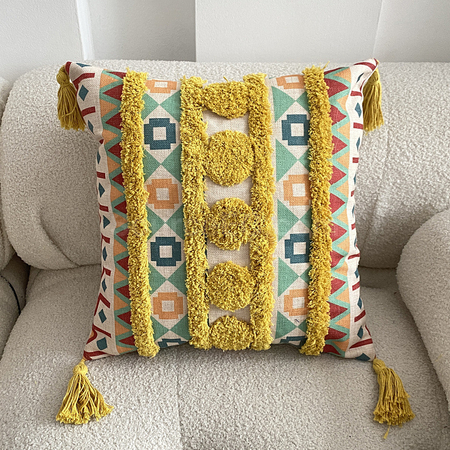 Customization Tufted Linen Printed Throw Pillow Promotional Products