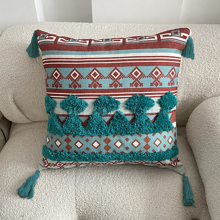 Customization Tufted Linen Printed Throw Pillow Promotional Products