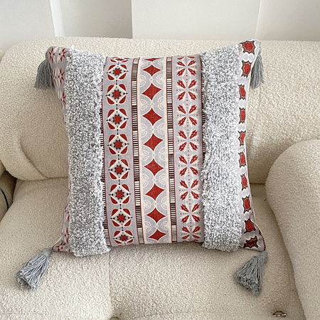 Customization Tufted Linen Printed Throw Pillow Promotional Products