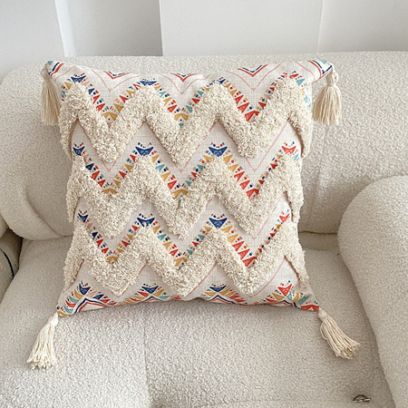 Customization Tufted Linen Printed Throw Pillow Promotional Products