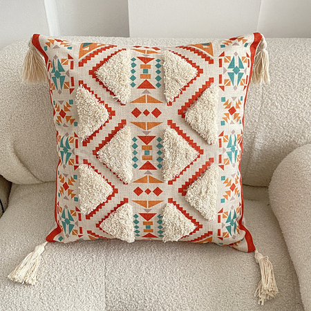 Customization Tufted Linen Printed Throw Pillow Promotional Products