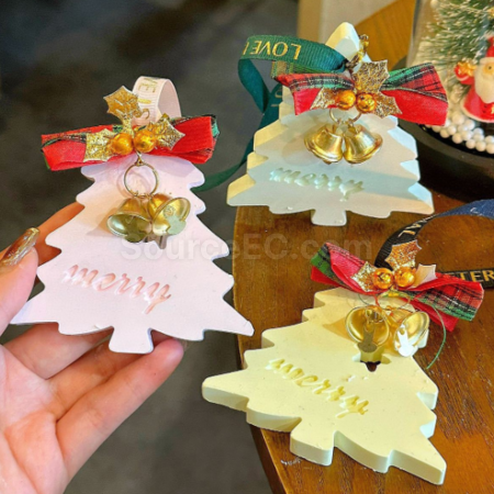 Customization Christmas Gypsum Aromatherapy Tablet Promotional Products