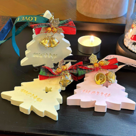 Customization Christmas Gypsum Aromatherapy Tablet Promotional Products