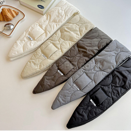 Customization Korean Winter Knitted Down Scarf Promotional Products