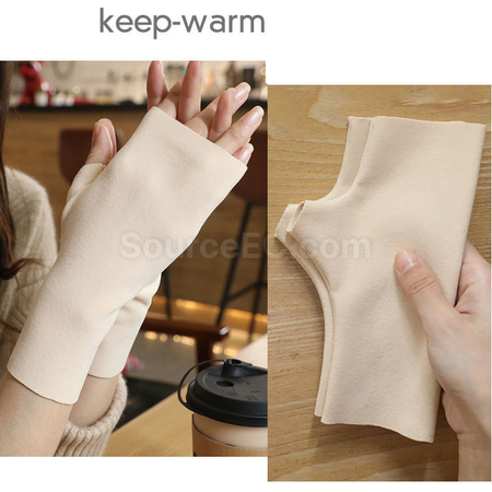 Customization Velvet Half-finger Gloves Promotional Products