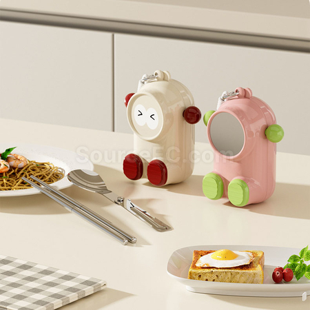 Customization Cartoon portable tableware set Promotional Products